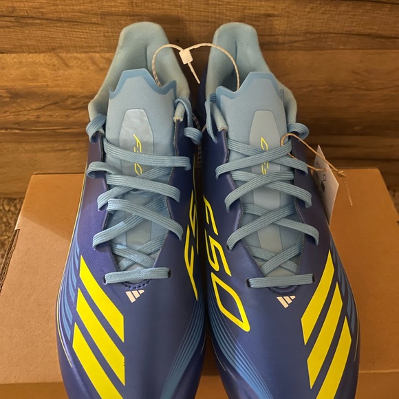 Adidas F50 Messi League FG/MG MESSI Blue Soccer Cleats Shoe Mens 10.5Womens 11.5 main image 6